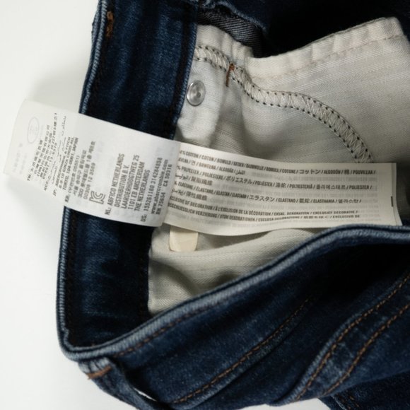 ABERCROMBIE & FITCH Simone High Rise Ankle jeans w/side-leg stripe size 4 - Picture 8 of 11